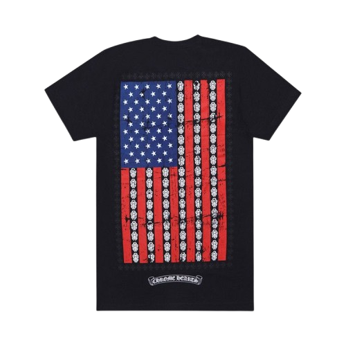 Chrome Hearts USA Flag Tee