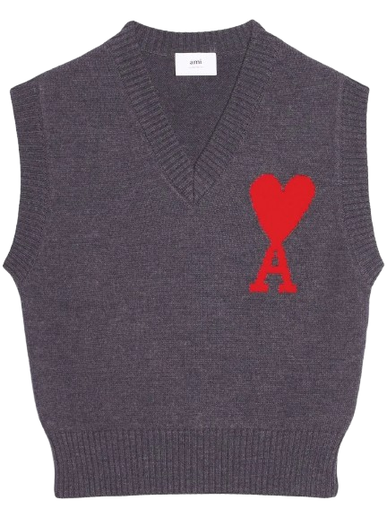 Ami Paris de Coeur Knitted Vest