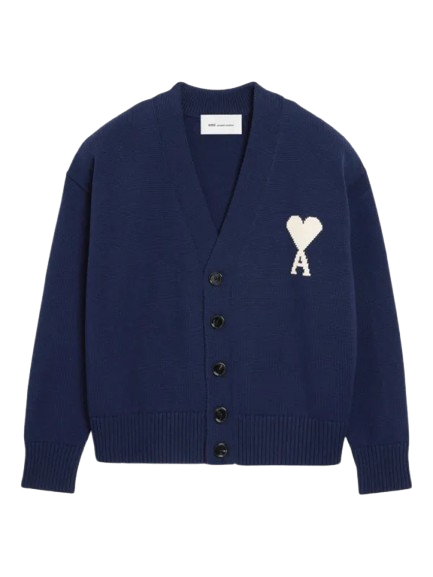 Ami Paris Ami de Coeur Cardigan