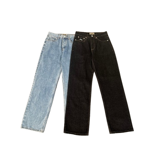 Corteiz Dual Stripe Baggy Jeans