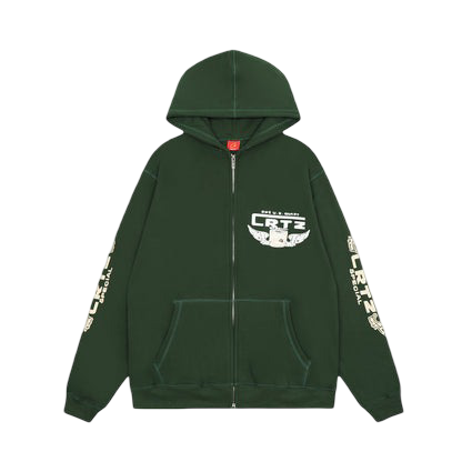 Corteiz Gasolina Double Zip Hoodies