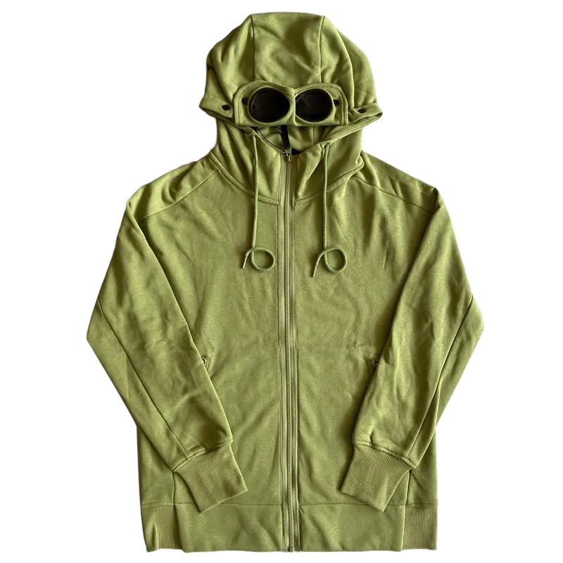 CP Company Goggle Zip Up Khaki