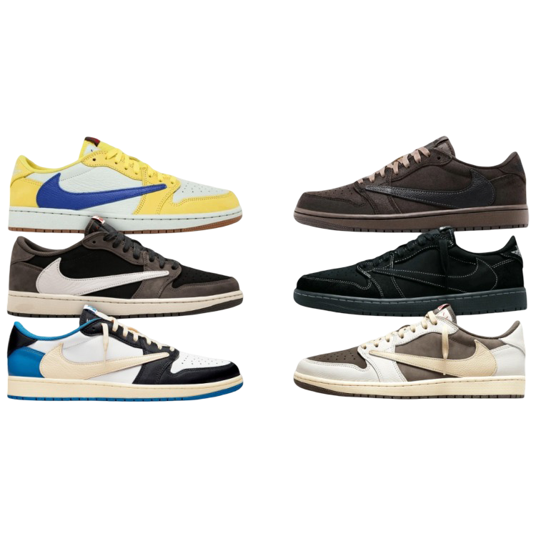 Travis Scott x Jordan 1 Lows (12+ Styles)