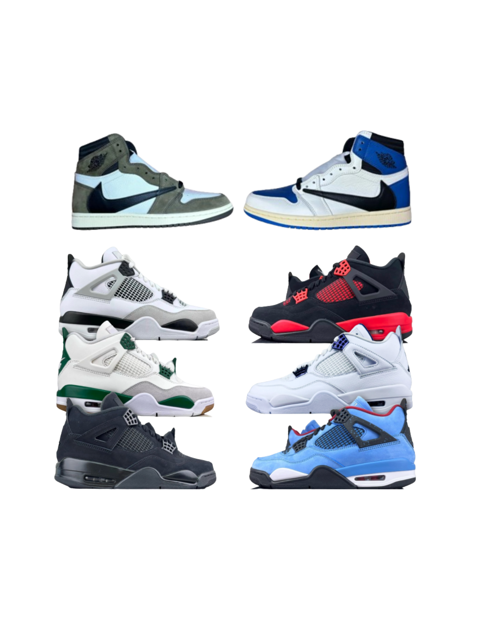 Travis Scott Jordan 1s & Jordan 4 Blind Boxes