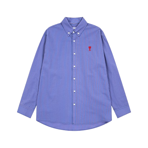Ami Paris Pinstriped Shirt