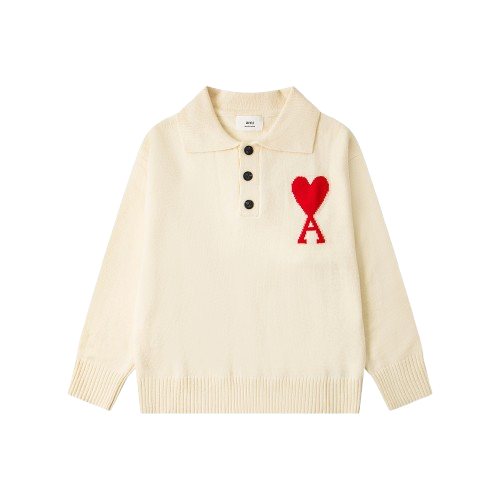 Ami Paris Knitted Polo