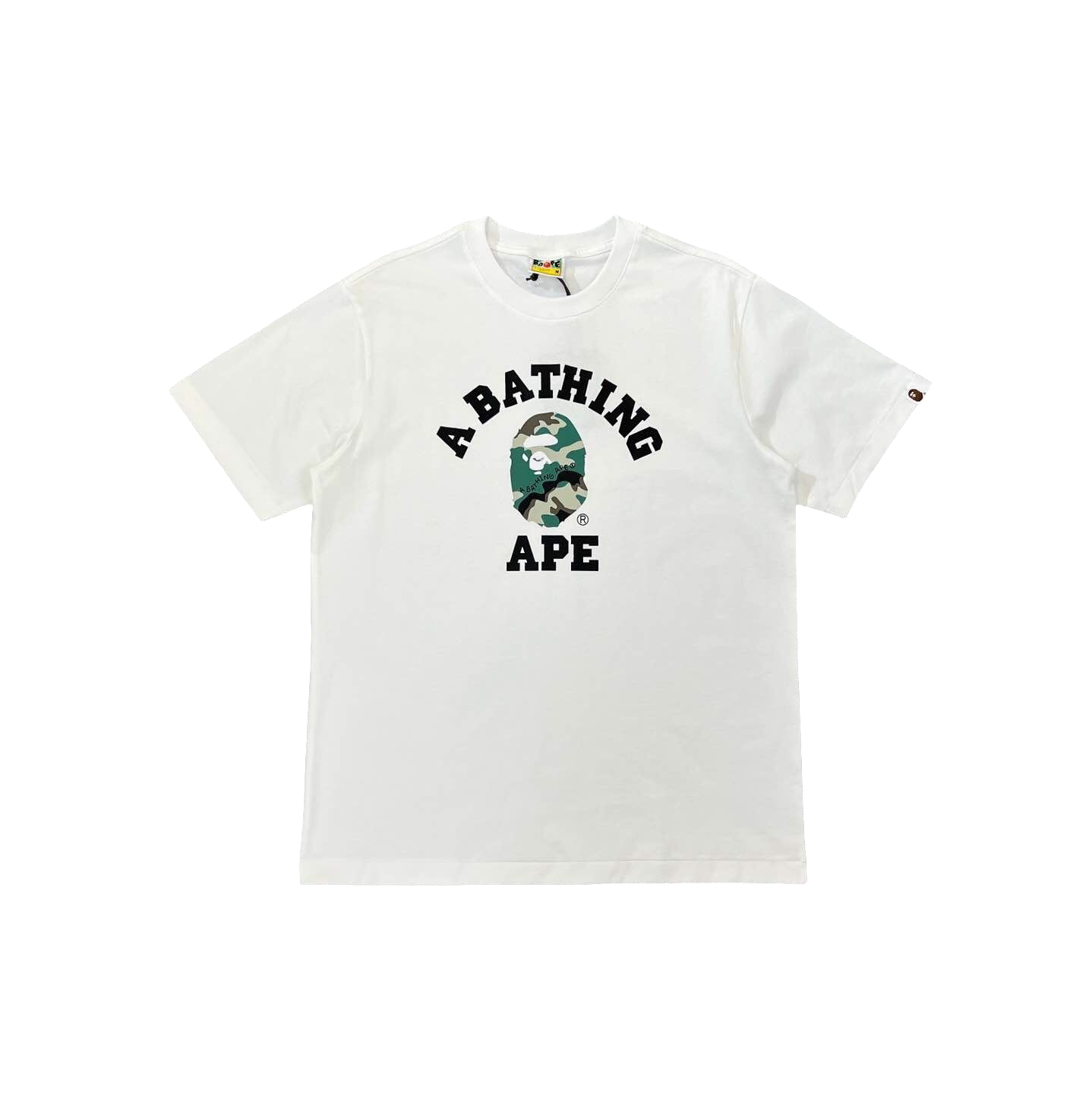 BAPE  Woodland Camo College Tee