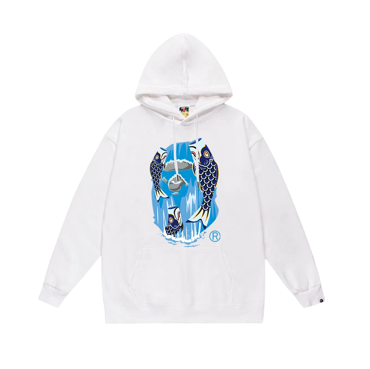 BAPE Koinobori Waterfall Hoodies