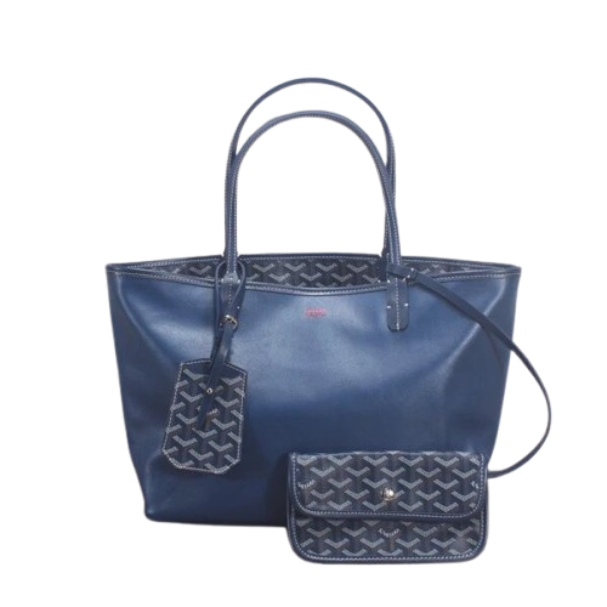 Goyard Anjou PM Tote Navy