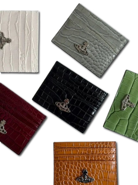 VIVIENNE WESTWOODSaffiano Leather Cardholder