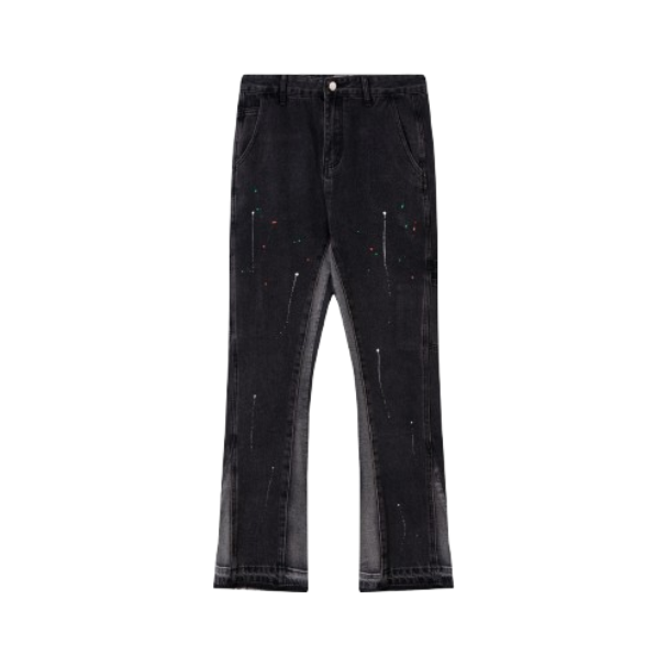 Gallery Dept. Flared Paint Splatter Jeans