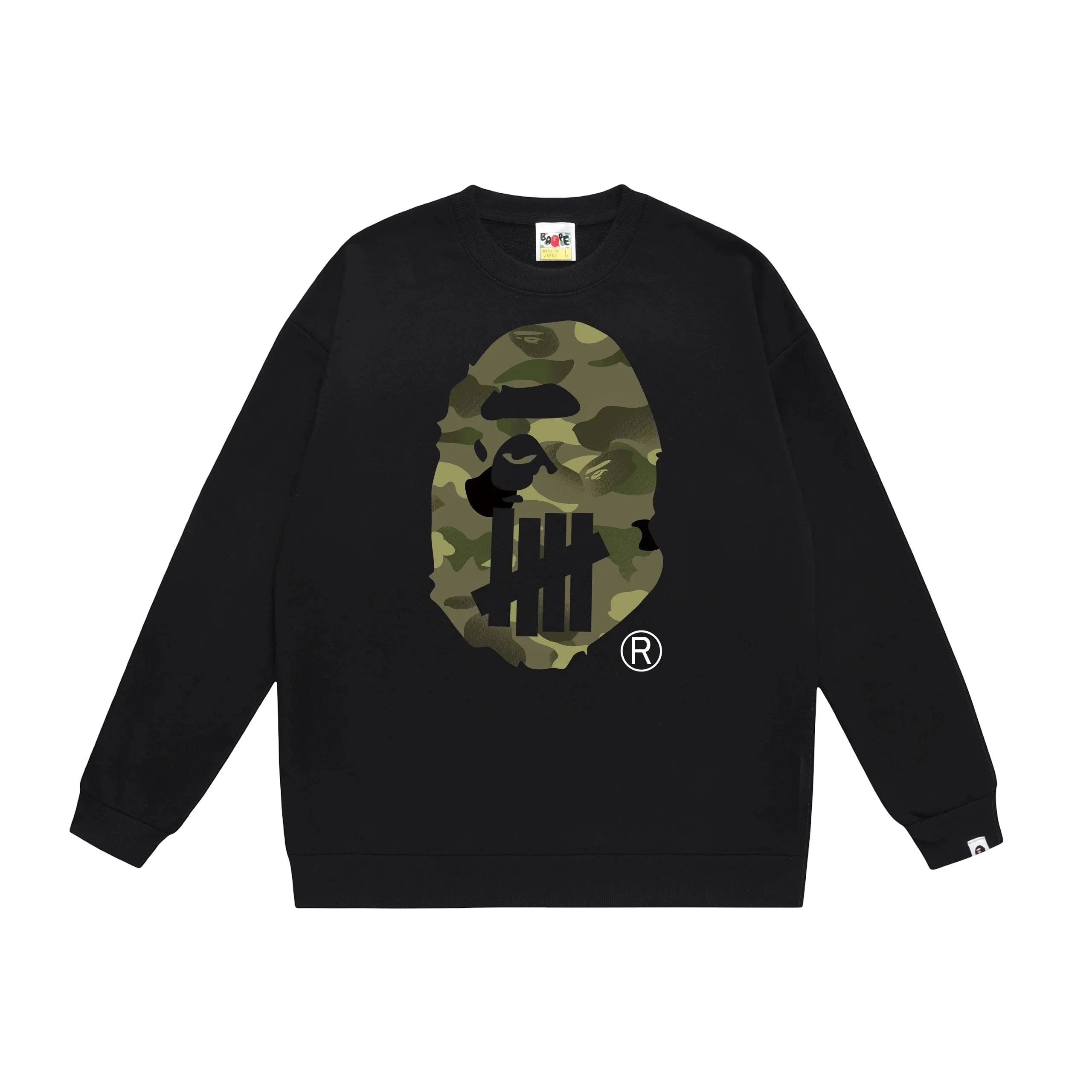 Bape x Undefeated Ape Head Sweatshirts