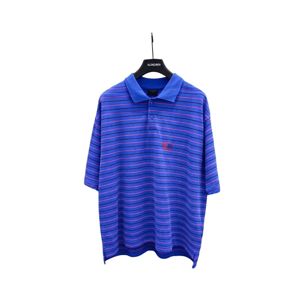 Balenciaga Striped Polos