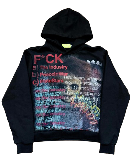 Peaceinwar F*ck The Industry Hoodies