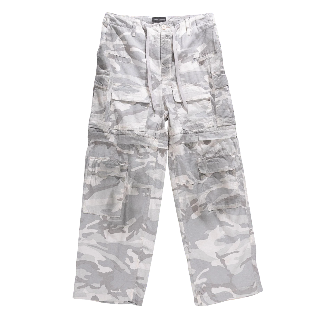 Balenciaga Camo Baggy Cargo White(Budget)
