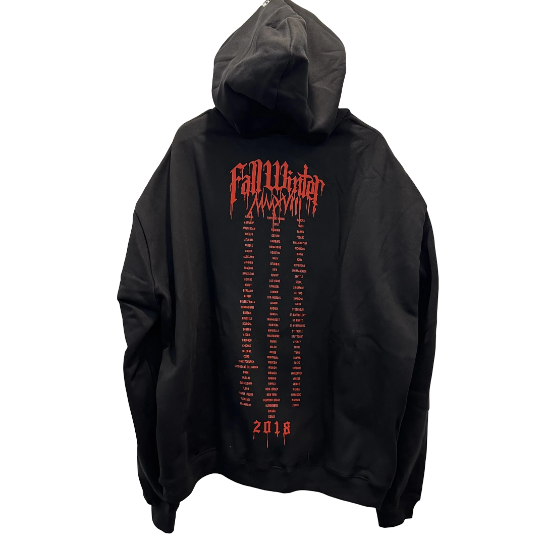 Vetements FW18 Worldtour Hoodie